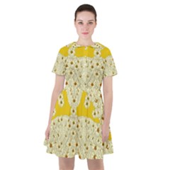 Sunshine Colors On Flowers In Peace Sailor Dress