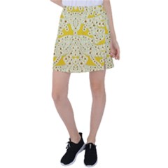 Sunshine Colors On Flowers In Peace Tennis Skirt by pepitasart