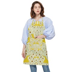 Sunshine Colors On Flowers In Peace Pocket Apron by pepitasart