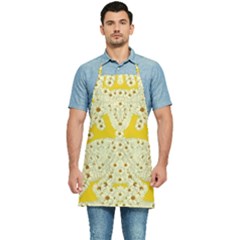 Sunshine Colors On Flowers In Peace Kitchen Apron