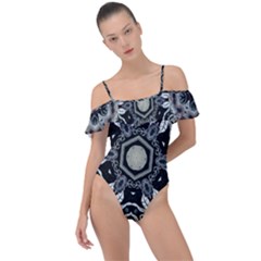 Design C1 Frill Detail One Piece Swimsuit by LW323