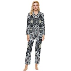 Design C1 Womens  Long Sleeve Pocket Pajamas Set by LW323