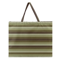 Linear Warm Print Design Zipper Large Tote Bag by dflcprintsclothing