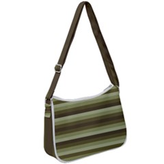 Linear Warm Print Design Zip Up Shoulder Bag by dflcprintsclothing