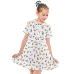 Peizajw Kids  Short Sleeve Shirt Dress