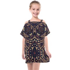 Cool Summer Kids  One Piece Chiffon Dress by LW323