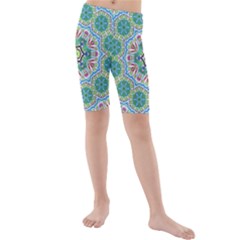 Hawaii Kids  Mid Length Swim Shorts by LW323