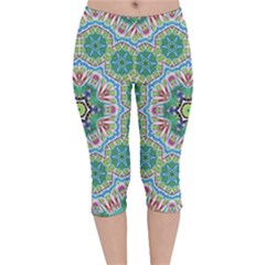 Hawaii Velvet Capri Leggings  by LW323