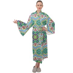 Hawaii Maxi Velour Kimono by LW323