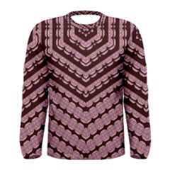 Burgundy Men s Long Sleeve Tee by LW323