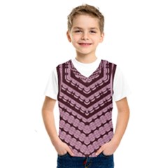 Burgundy Kids  Basketball Tank Top by LW323