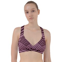 Burgundy Sweetheart Sports Bra by LW323