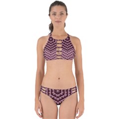 Burgundy Perfectly Cut Out Bikini Set by LW323