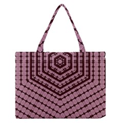 Burgundy Zipper Medium Tote Bag by LW323