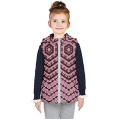 Burgundy Kids  Hooded Puffer Vest