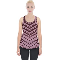 Burgundy Piece Up Tank Top by LW323