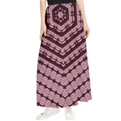 Burgundy Maxi Chiffon Skirt