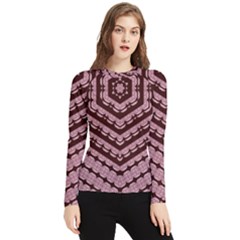 Burgundy Women s Long Sleeve Rash Guard by LW323