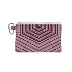 Burgundy Canvas Cosmetic Bag (small) by LW323