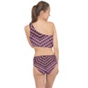 Burgundy Spliced Up Two Piece Swimsuit View2