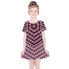 Burgundy Kids  Simple Cotton Dress by LW323