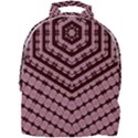 Burgundy Mini Full Print Backpack View1