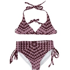 Burgundy Kids  Classic Bikini Set