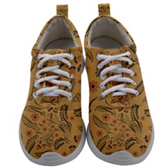 Folk Floral Pattern  Flowers Abstract Surface Design  Seamless Pattern Mens Athletic Shoes by Eskimos