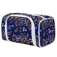 Folk Floral Pattern  Flowers Abstract Surface Design  Seamless Pattern Toiletries Pouch by Eskimos