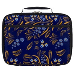 Folk Floral Pattern  Flowers Abstract Surface Design  Seamless Pattern Full Print Lunch Bag