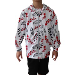 Folk Floral Pattern  Flowers Abstract Surface Design  Seamless Pattern Kids  Hooded Windbreaker by Eskimos