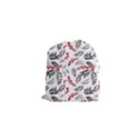 Folk floral pattern. Flowers abstract surface design. Seamless pattern Drawstring Pouch (XS) View1