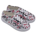 Folk floral pattern. Flowers abstract surface design. Seamless pattern Kids  Classic Low Top Sneakers View3