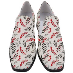 Folk Floral Pattern  Flowers Abstract Surface Design  Seamless Pattern Women Slip On Heel Loafers by Eskimos