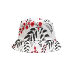 Folk Floral Pattern  Flowers Abstract Surface Design  Seamless Pattern Bucket Hat (kids) by Eskimos