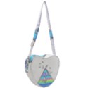 Minimal Holographic Butterflies Heart Shoulder Bag View2