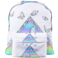 Minimal Holographic Butterflies Giant Full Print Backpack by gloriasanchez