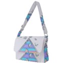 Minimal Holographic Butterflies Full Print Messenger Bag (S) View1