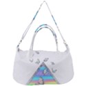 Minimal Holographic Butterflies Removal Strap Handbag View1