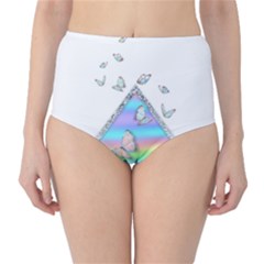 Minimal Holographic Butterflies Classic High-waist Bikini Bottoms by gloriasanchez