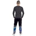 Blue Ocean Minimal Liquid Painting Men s Jogger Sweatpants View2