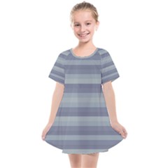 Linear Cold Print Design Kids  Smock Dress by dflcprintsclothing