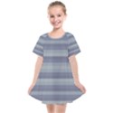 Linear Cold Print Design Kids  Smock Dress View1