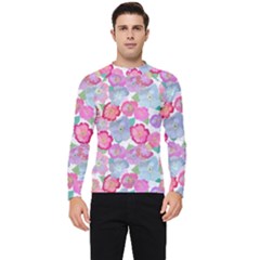 Bright, Joyful Flowers Men s Long Sleeve Rash Guard