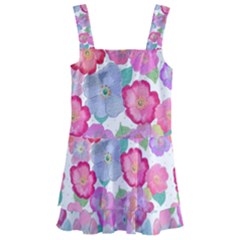 Bright, Joyful Flowers Kids  Layered Skirt Swimsuit by SychEva