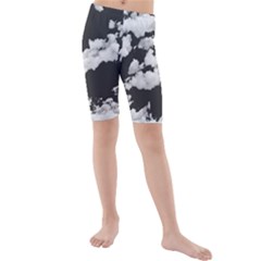 Cumulus Abstract Design Kids  Mid Length Swim Shorts by dflcprintsclothing