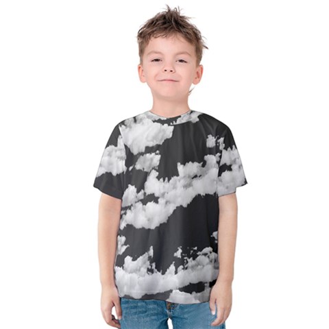 Cumulus Abstract Design Kids  Cotton Tee by dflcprintsclothing