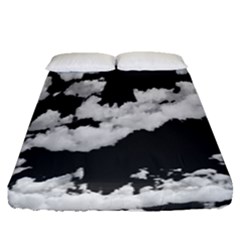 Cumulus Abstract Design Fitted Sheet (queen Size) by dflcprintsclothing