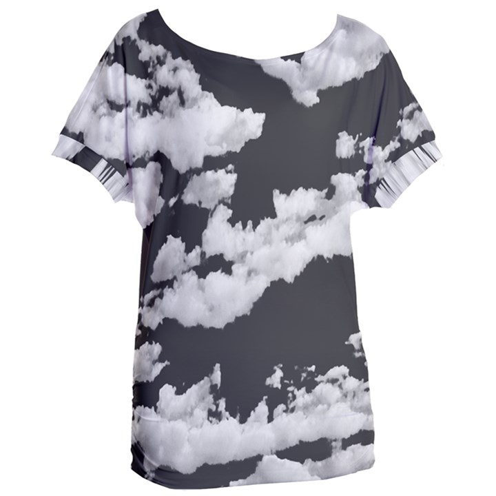 Cumulus Abstract Design Women s Oversized Tee