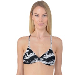 Cumulus Abstract Design Reversible Tri Bikini Top by dflcprintsclothing